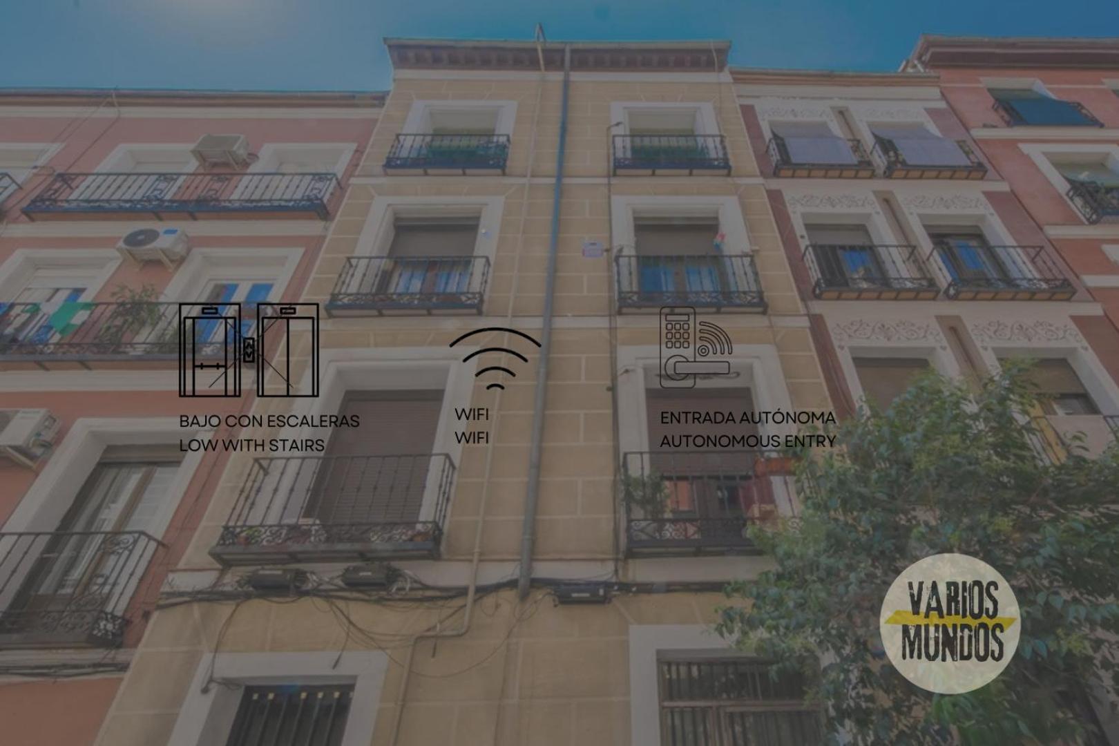Cool Duplex Bajo Apt 7Pax Cerca De Tirso De Molina E2 Madrid Exterior foto